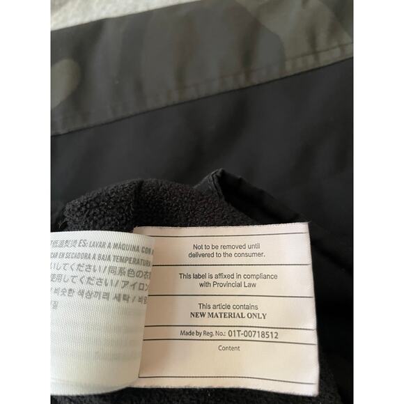 Hollister California Mens Size M All Weather Camo Black Jacket - Picture 8 of 16